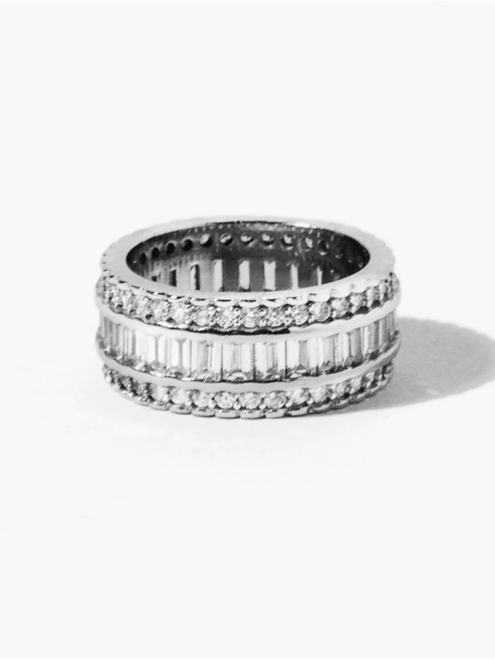 NWOT Child of Wild The Rita Ring Silver statement cocktail statement ring crysta